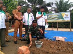 Giliran Rumah Madyunus Dibedah Yonif 141 AYJP Bekerjasama Baznas Muara Enim