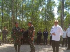 Tinjau Lahan Untuk Ketahanan Pangan Bersama Pangdam II Sriwijaya, Bupati Heri Amalindo: Pemkab PALI Support dan Siap Bersinergi