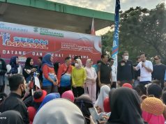 Bersamaan Harbubnas ke 51 dan Haornas 2022, Dishub dan Bank SumselBabel Prabumulih Gelar Senam Massal dan Bagi-Bagi Hadiah Undian Pesirah