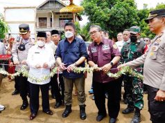 Dibangun Secara Swadaya, Gubernur Herman Deru Yakini Pasar Sentul Permai Desa Betung Barat Jadi Pusat Ekonomi Warga
