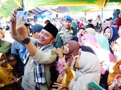 Hadiri Peringatan Isra Mi’raj di OKI, Herman Deru Ajak Masyarakat Desa Kutapandan Pererat Silaturahmi