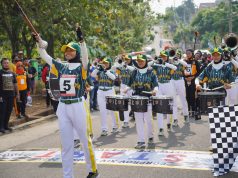Membanggakan, Drum Band Muara Enim Juara Umum Porprov XIV