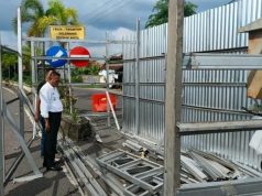 Didampingi Plt Kdishub, Wako Arlan Tinjau Pembangunan Ulang Tugu Nanas