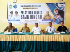 Wali Kota Prabumulih Buka Pelatihan Teknis Baja Ringan: Tingkatkan Daya Saing Aplikator Lokal