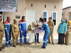 Selesai Dibedah, Pertamina Field Prabumulih Serahkan Kunci Rumah ke Warga Kelurahan Sukaraja