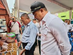 Wako H Arlan Buka Pasar Bedug Kuliner Ramadhan di Kawasan Pasar PTM 1 Prabumulih