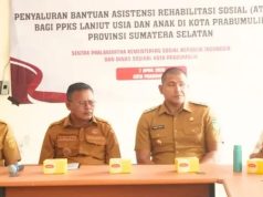 Pemkot Prabumulih Salurkan Bantuan ATENSI Untuk 54 Lansia dan Anak