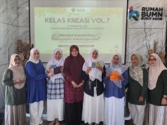 Dorong Kemandirian Ekonomi, PTBA dan BKMT Muara Enim Gelar Kelas Kreasi Vol.7
