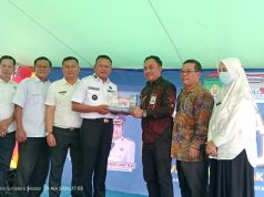 Wako Arlan Hadiri Penyerahan Bedah Rumah Program CSR Indomaret