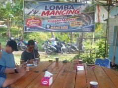 Semarakan Hari Kebebasan Pers Dunia, Pewarta di PALI Gelar Lomba Memancing Ikan