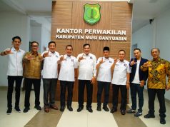 Terima Audiensi DPW Laskar Gibran Sumsel, Bupati HM Toha Tohet Dorong Kolaborasi Sosial