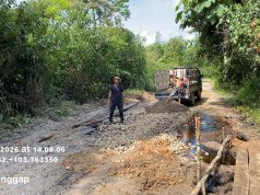 Jalan Antar Desa di Muba Diperbaiki, Kolaborasi CSR dan Gotong Royong Warga