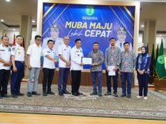 Bupati Toha Terima Sertifikat Desain Jembatan P6 Lalan, Minta Pembangunan Dipercepat