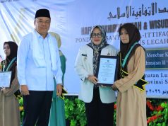 Didampingi Plt Bupati Sumarni, Wagub Sumsel Hadiri Wisuda Santri Al Ittifaqiah Lubai, Berikan Bantuan untuk Mahasiswa Al Azhar Mesir