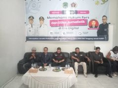 Pewarta PALI Dibekali Pemahaman Hukum dan Kode Etik Jurnalistik